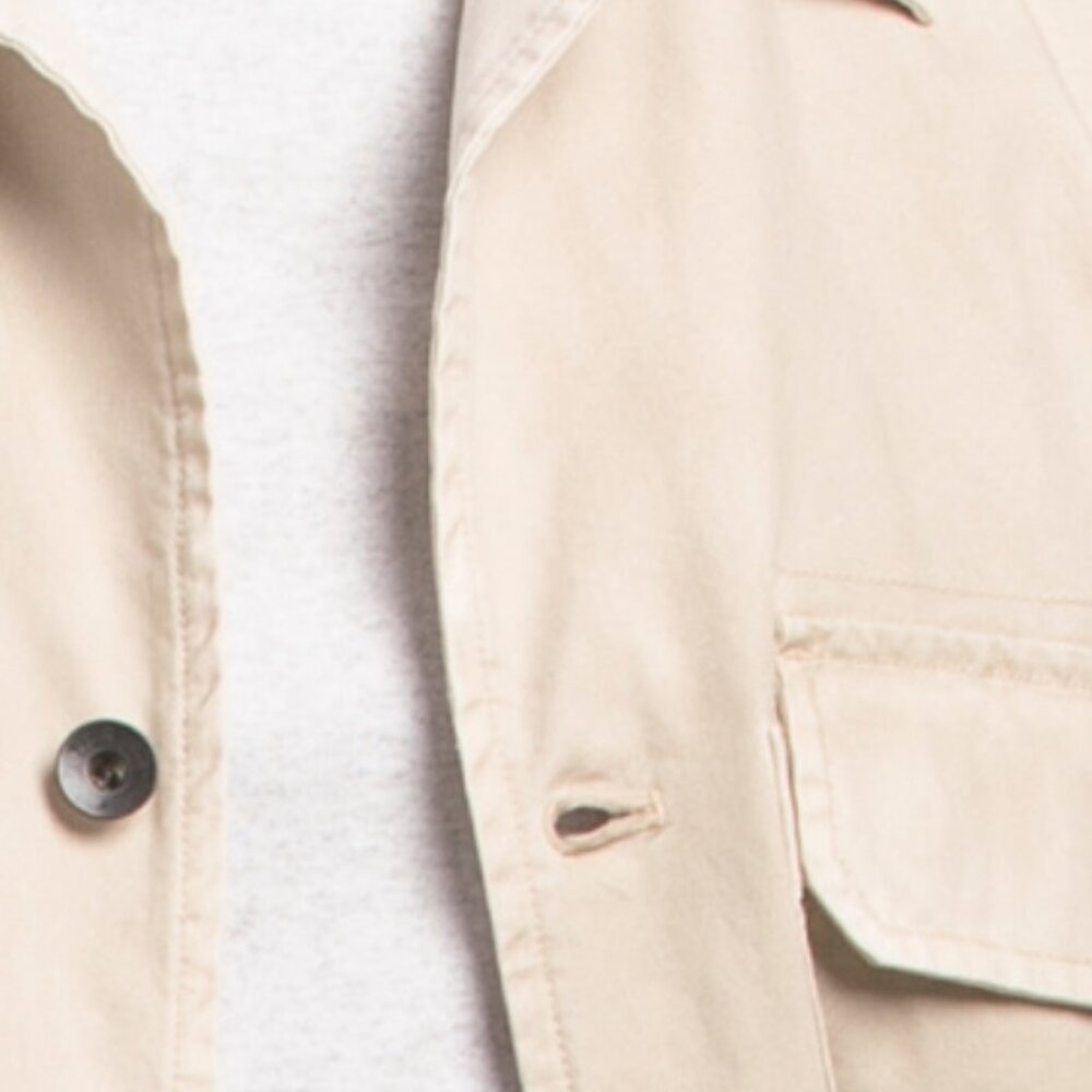 RAG & BONE Cotton Canvas Strike Washed Jacket - Picture 3 of 4